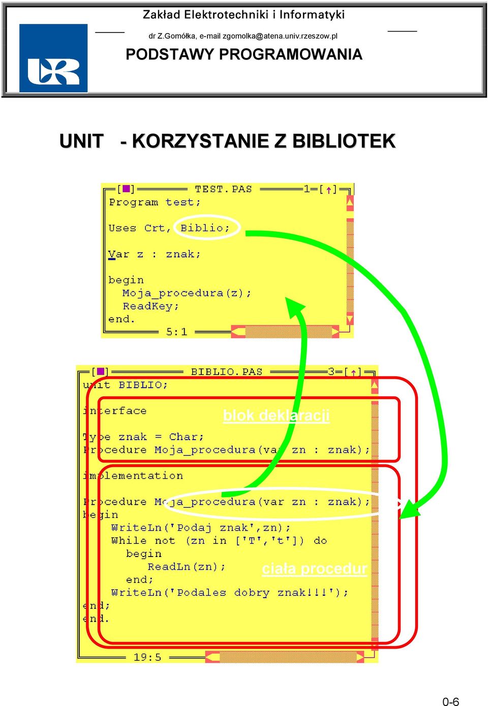 pl PODSTAWY PROGRAMOWANIA UNIT - KORZYSTANIE