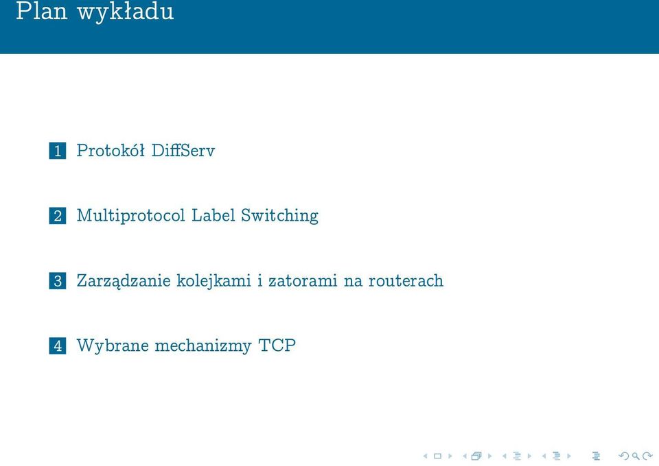 Zarządzanie kolejkami i zatorami