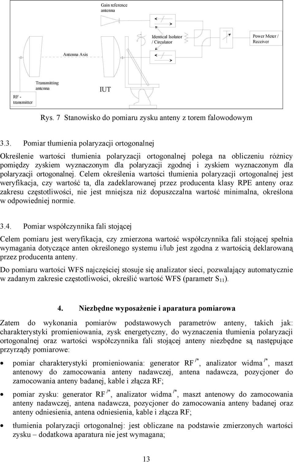 wyznaczonym dla polaryzacji ortogonalnej.