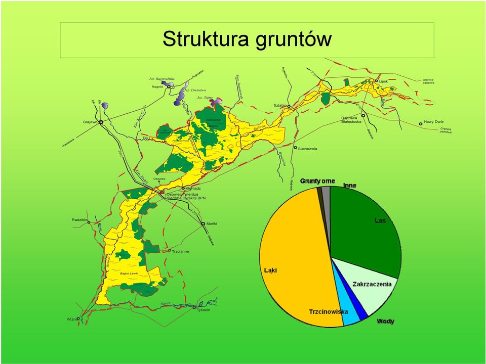 Rudzki Białystok PKP Mońki Białystok Trzcianne Bagno Ławki Narew Tykocin Biebrza Ełk Wissa Ełk Grajewo Radziłów Wizna Sztabin