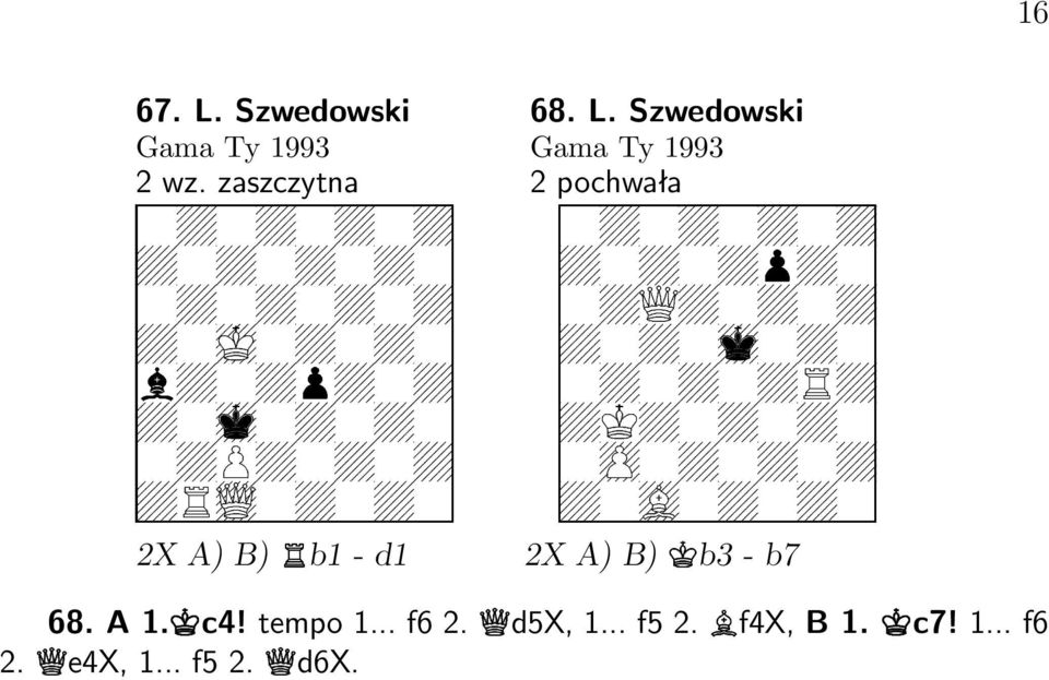 Szwedowski Gama Ty 1993 2 pochwała - - - - - - - 0 - - 5 - - - - - 1 - - - - 3 - - 6 - - - 7