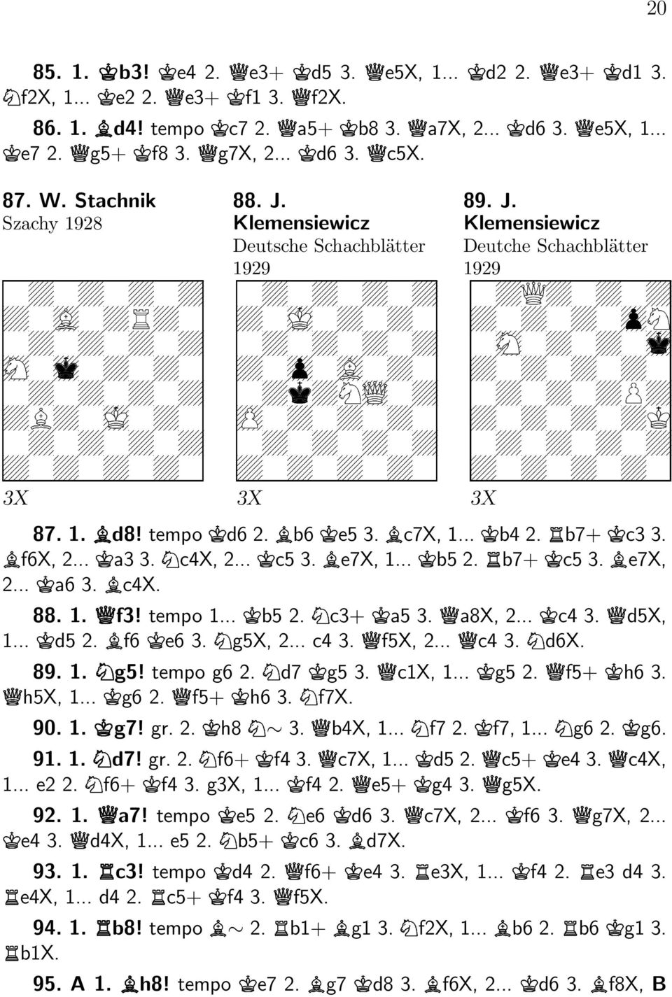 Klemensiewicz Deutsche Schachblätter 1929 Ž Ž Ž Ž Ž Ž Ž Ž Ž Ž Ž Ž Ž Ž Ž Ž Ž Ž Ž Ž Ž Ž Ž Ž Ž Ž 89. J.