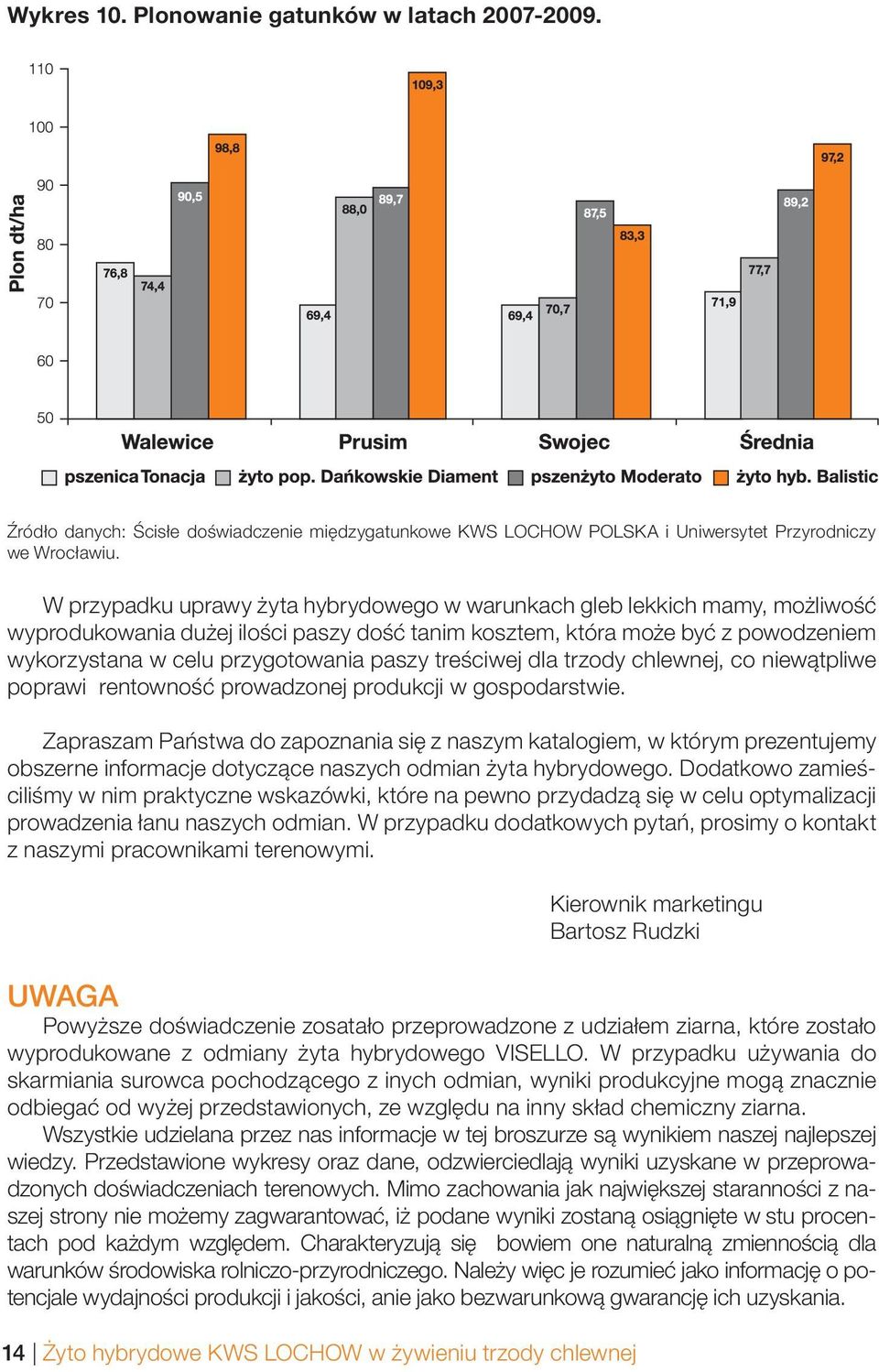 treściwej dla trzody chlewnej, co niewątpliwe poprawi rentowność prowadzonej produkcji w gospodarstwie.