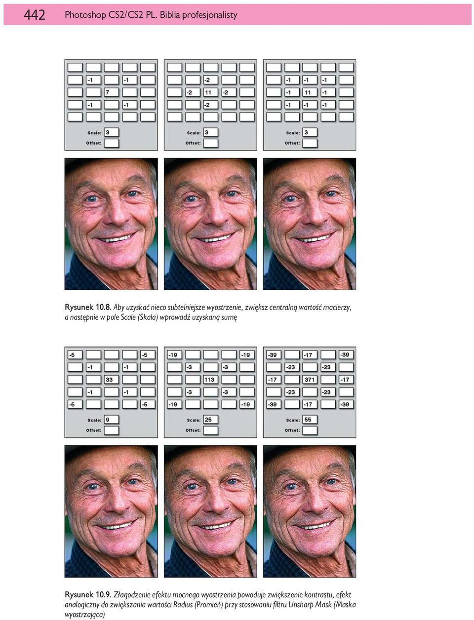 Scale (Skala) wprowadź uzyskaną sumę Rysunek 10.9.