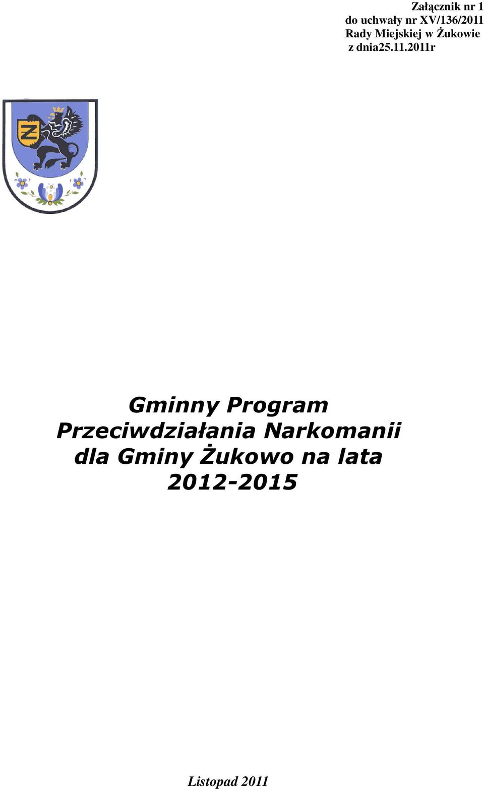 2011r Gminny Program Przeciwdziałania