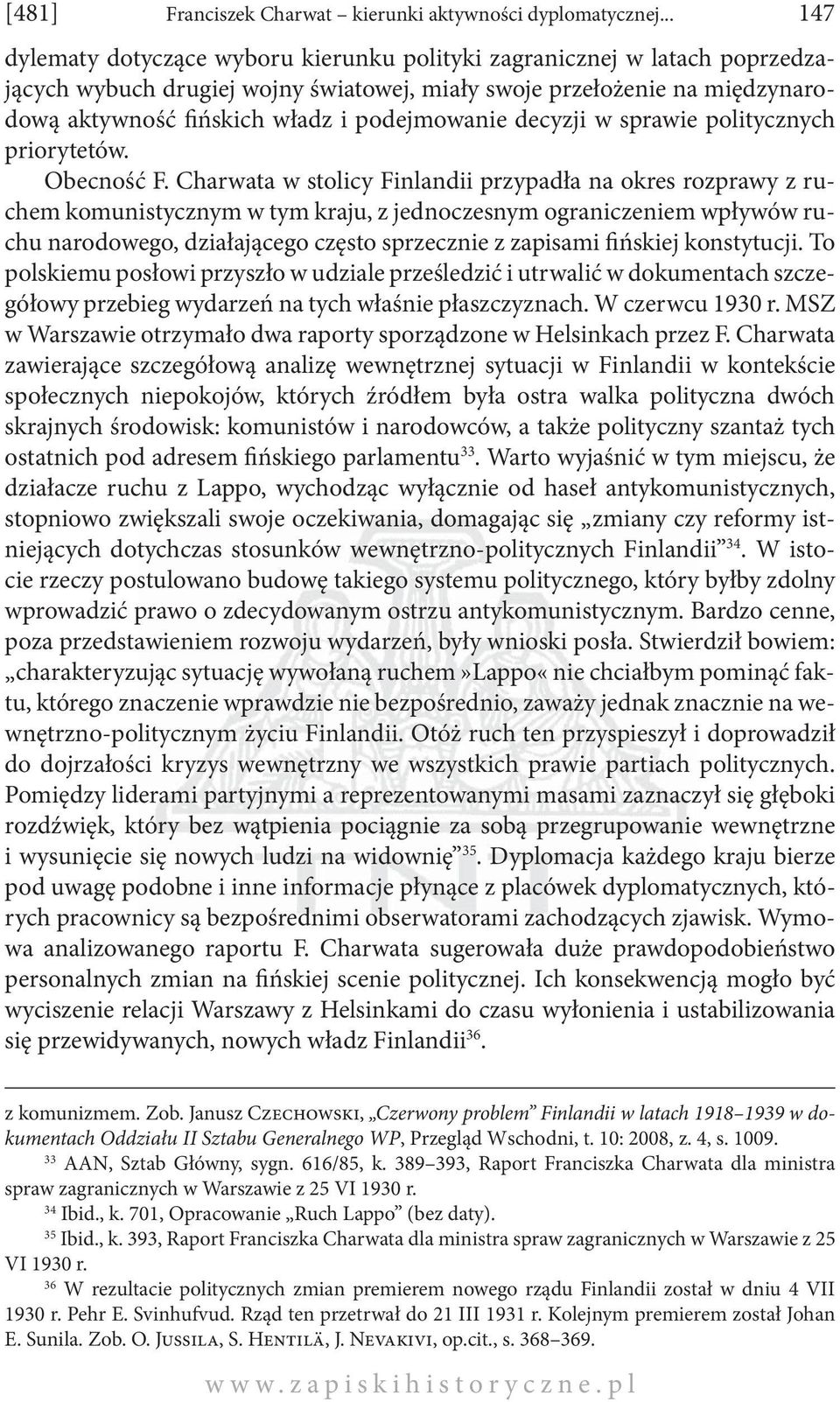 podejmowanie decyzji w sprawie politycznych priorytetów. Obecność F.