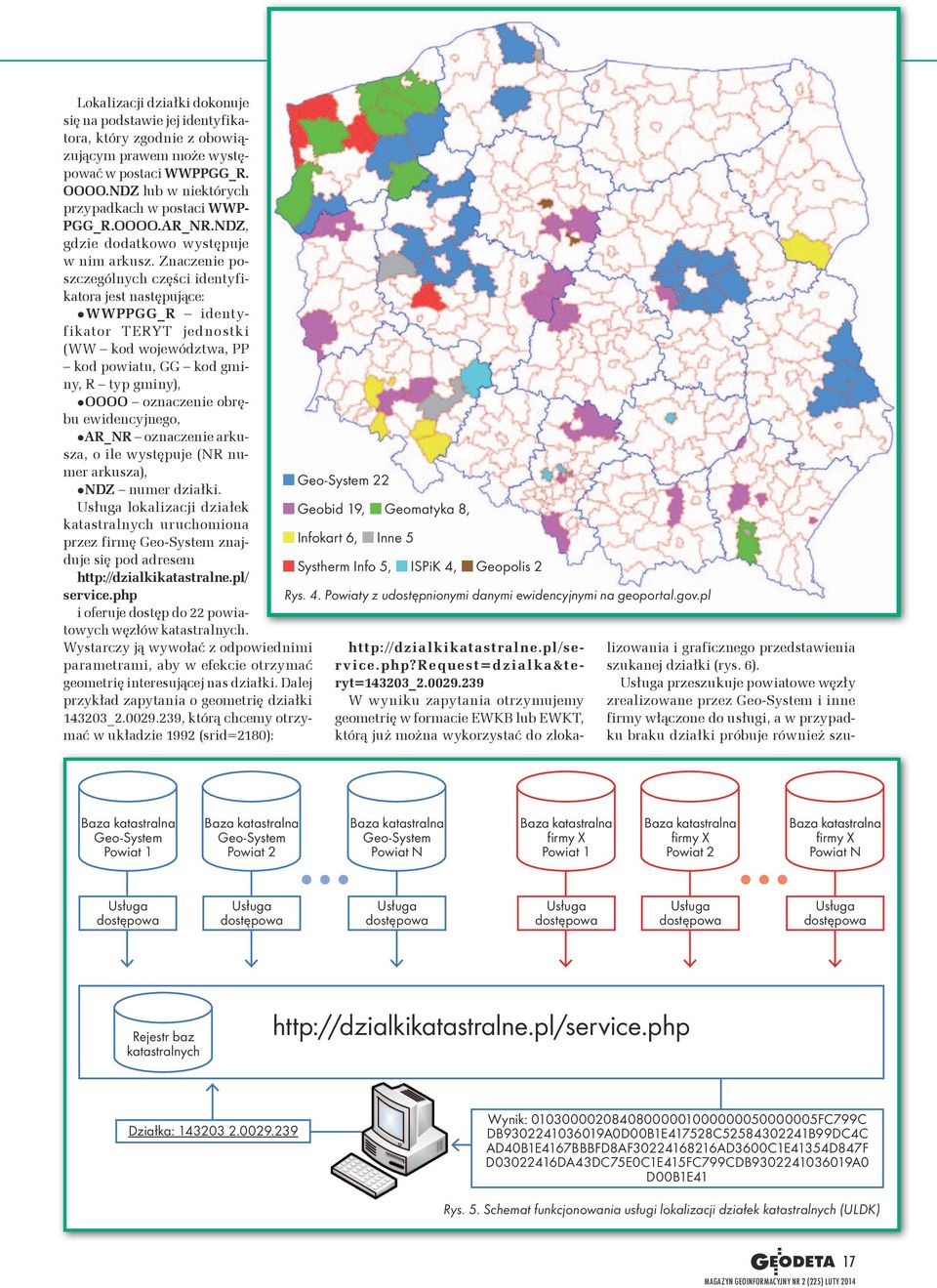 Znaczenie poszczególnych części identyfikatora jest następujące: WWPPGG_R identyfikator TERYT jednostki (WW kod województwa, PP kod powiatu, GG kod gminy, R typ gminy), OOOO oznaczenie obrębu