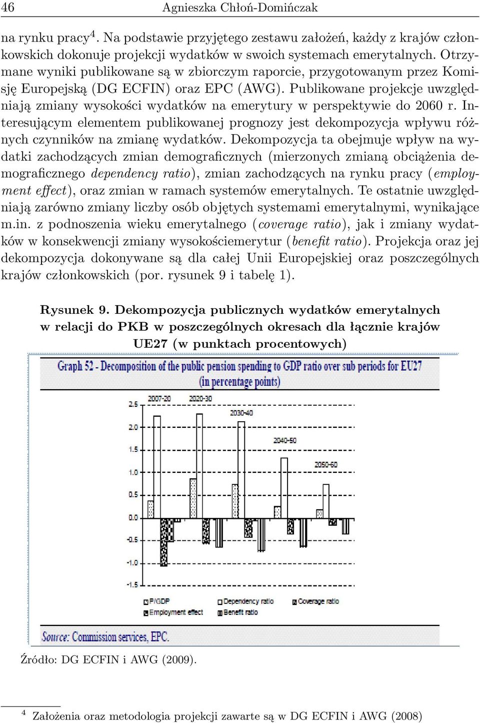 Publikowane projekcje uwzględniają zmiany wysokości wydatków na emerytury w perspektywie do 2060 r.