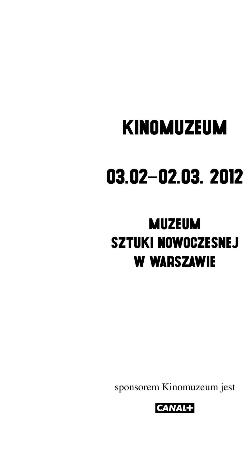 2012 MUZEUM SZTUKI