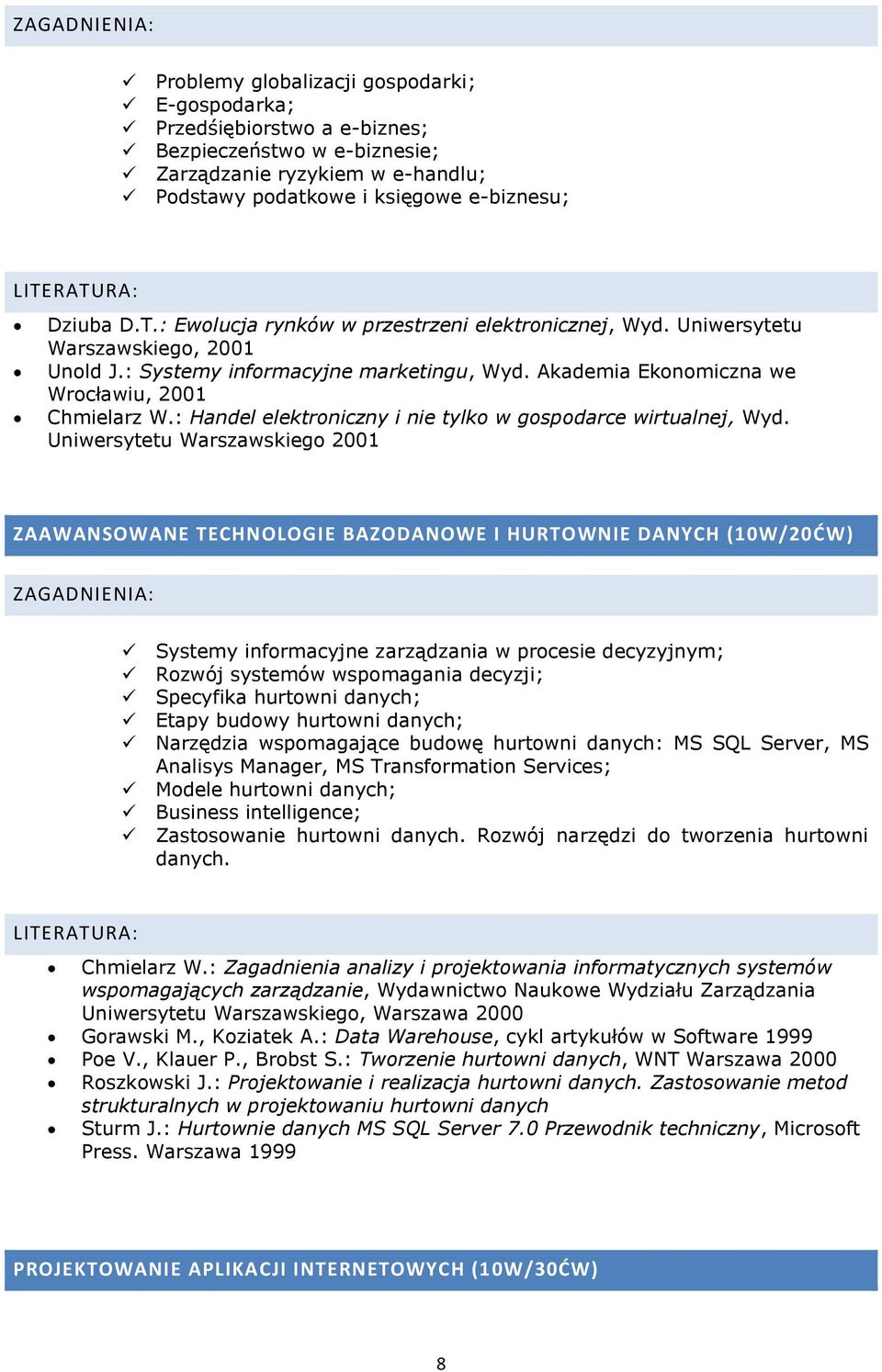 : Handel elektroniczny i nie tylko w gospodarce wirtualnej, Wyd.