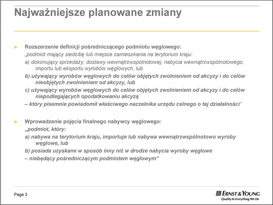 zwolnieniem od akcyzy, lub c) używający wyrobów węglowych do celów objętych zwolnieniem od akcyzy i do celów niepodlegających opodatkowaniu akcyzą który pisemnie powiadomił właściwego naczelnika