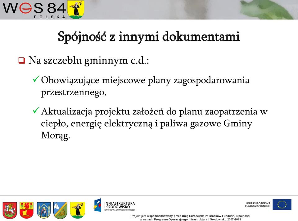 : Obowiązujące miejscowe plany zagospodarowania