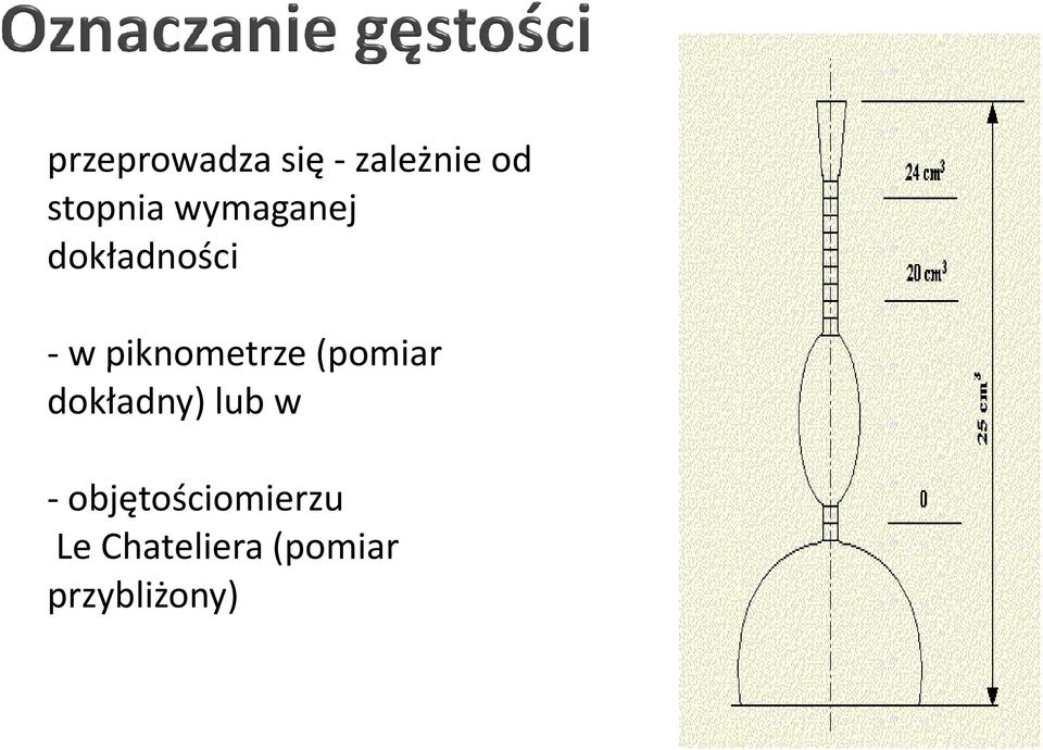 (pomiar dokładny) lub w -