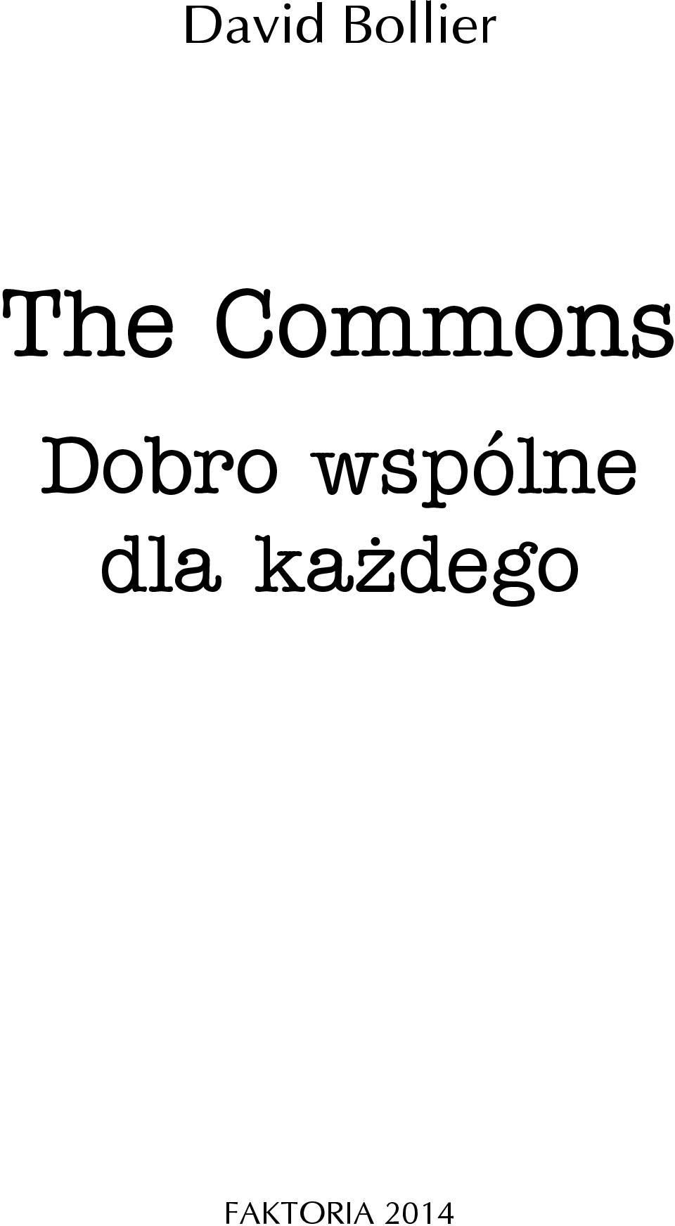 Dobro wspólne