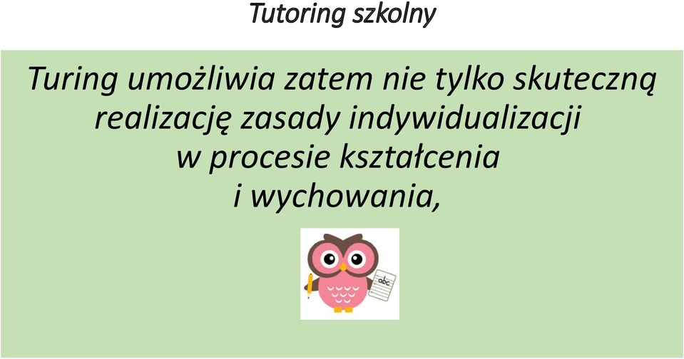 skuteczną realizację zasady