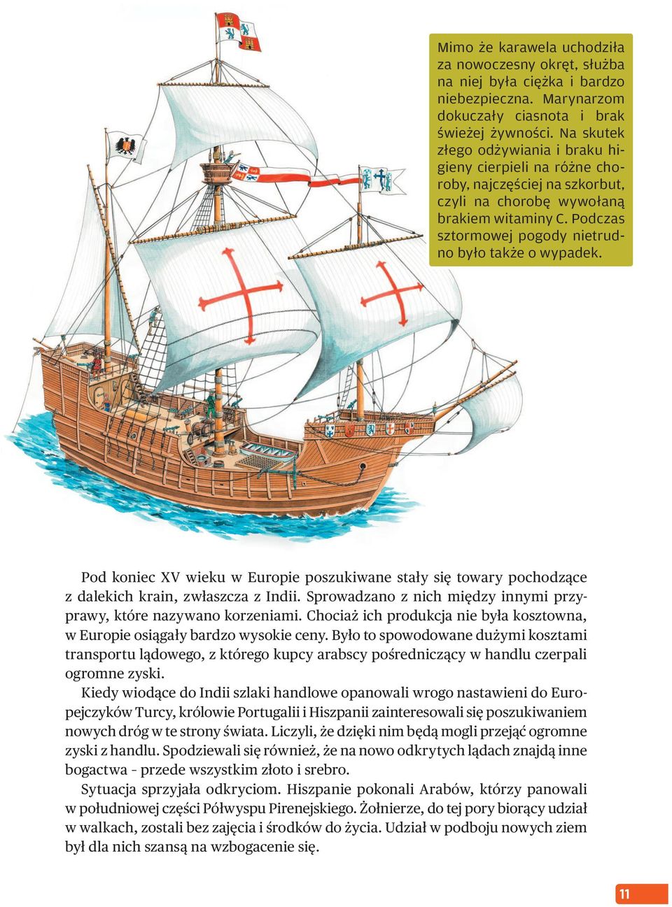 Pod koniec XV wieku w Europie poszukiwane stały się towary pochodzące z dalekich krain, zwłaszcza z Indii. Sprowadzano z nich między innymi przyprawy, które nazywano korzeniami.