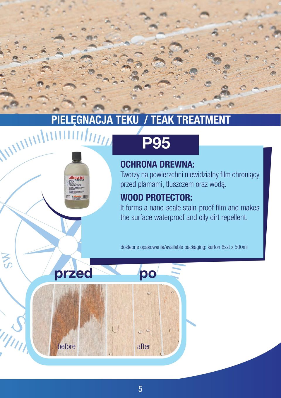 WOOD PROTECTOR: It forms a nano-scale stain-proof film and makes the surface