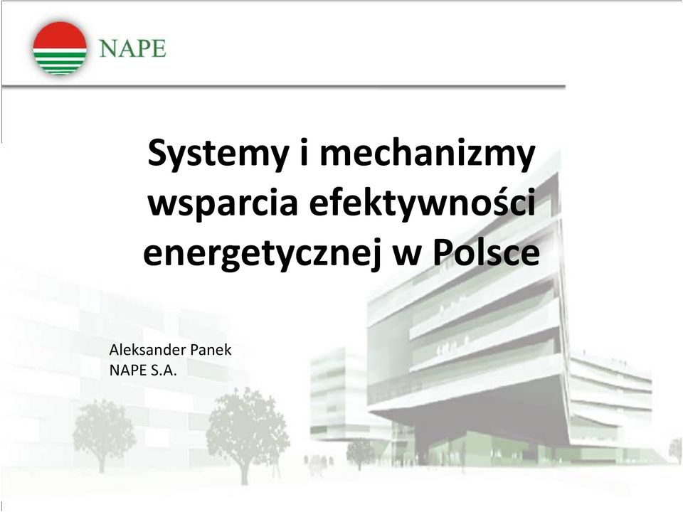 energetycznej w Polsce