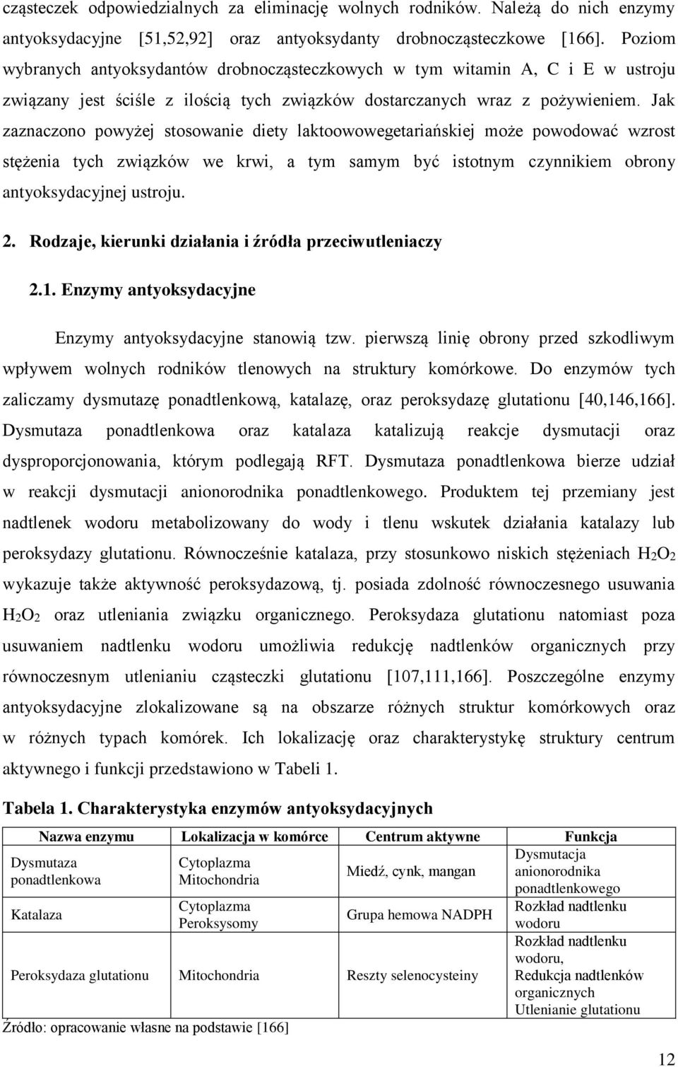 Jak zaznaczono powyżej stosowanie diety laktoowowegetariańskiej może powodować wzrost stężenia tych związków we krwi, a tym samym być istotnym czynnikiem obrony antyoksydacyjnej ustroju. 2.