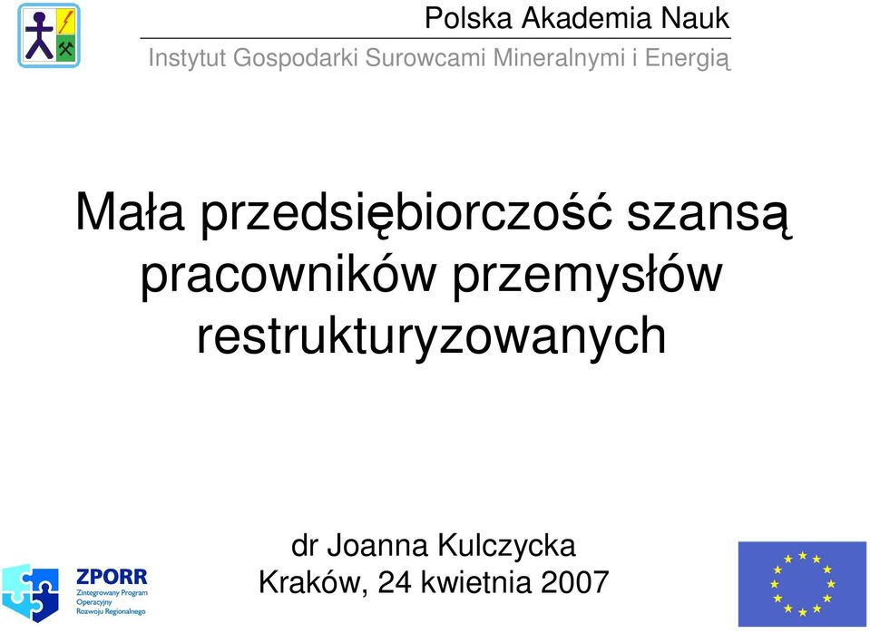 restrukturyzowanych dr Joanna