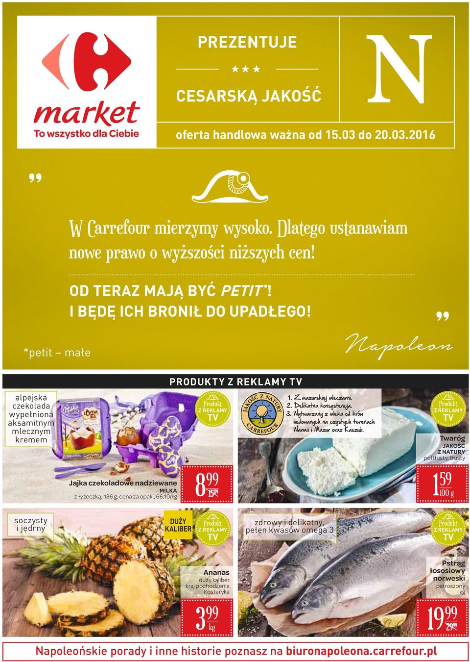 *petit małe alpejska czekolada wypełniona aksamitnym mlecznym kremem Jajka czekoladowe nadziewane MILKA z łyżeczką, 136 g, cena za, 66,10/ Y Z REKLAMY TV Produkt Z REKLAMY TV 8 15 09 1.