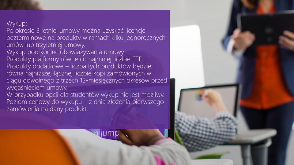 Produkty dodatkowe liczba tych produktów będzie równa najniższej łącznej liczbie kopi zamówionych w ciągu dowolnego z trzech