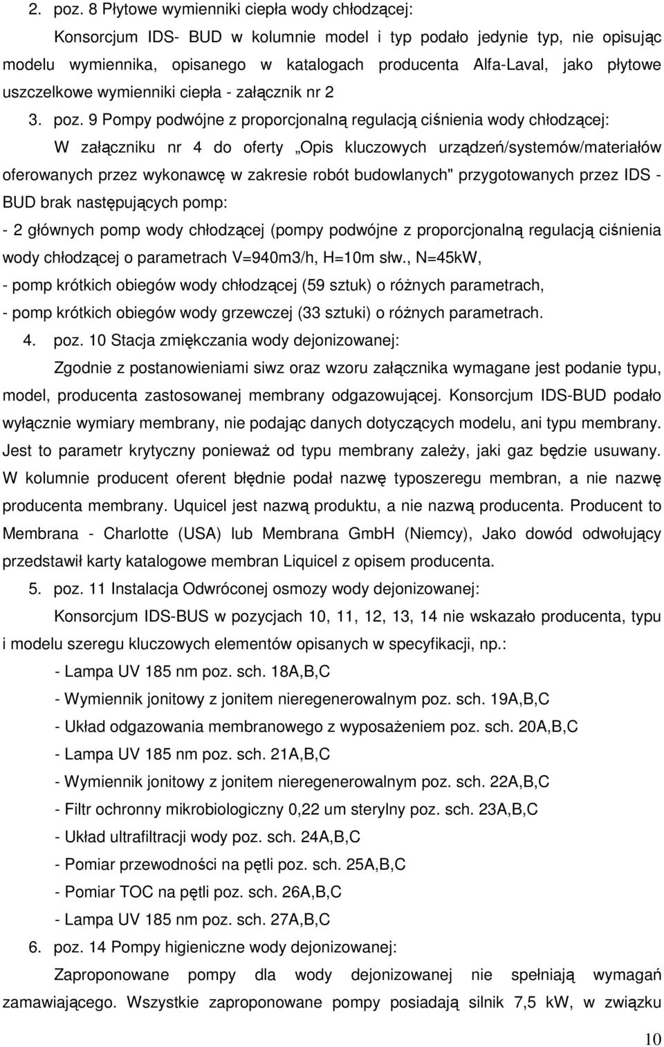 uszczelkowe wymienniki ciepła - załącznik nr 2 3. poz.