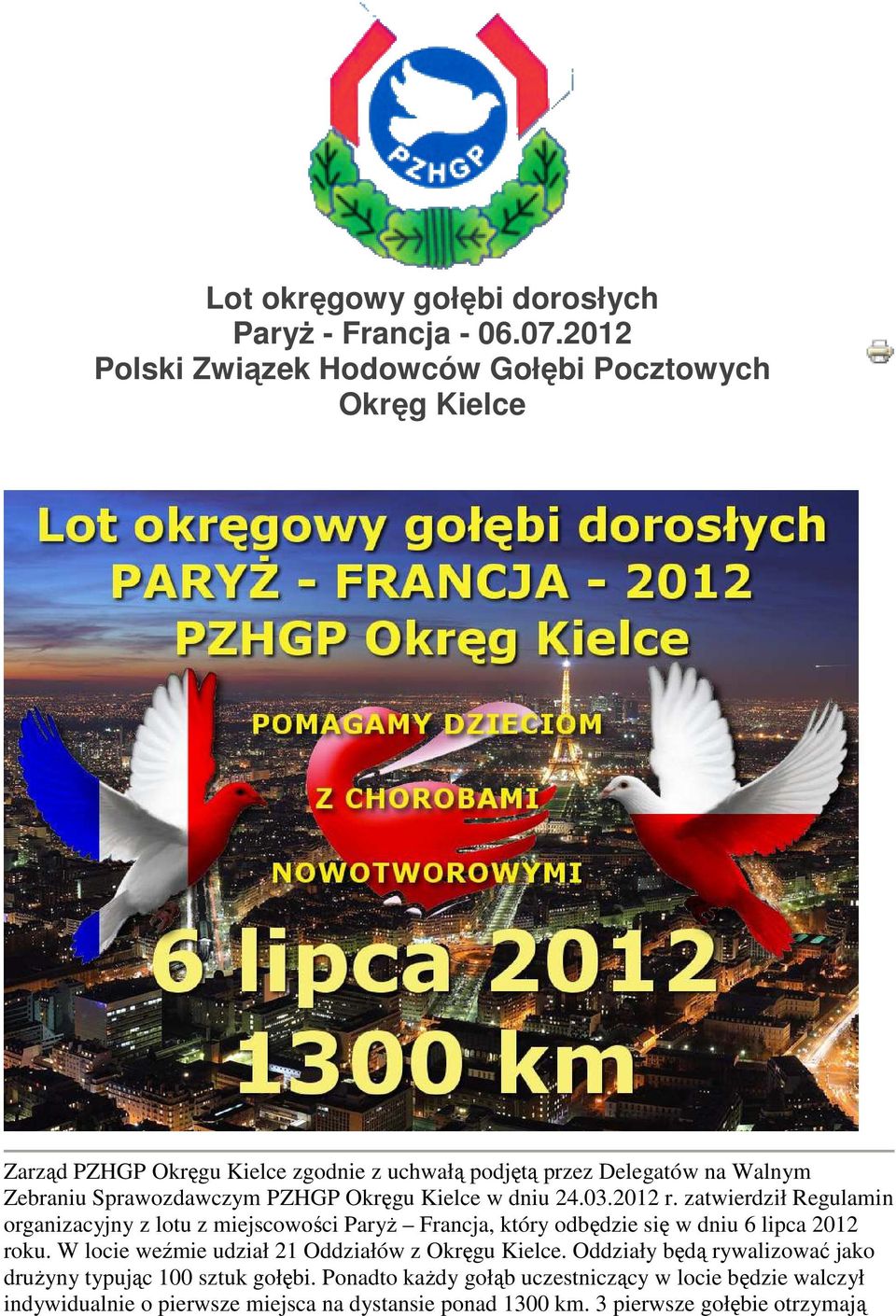 Sprawozdawczym PZHGP Okręgu Kielce w dniu 24.03.2012 r.