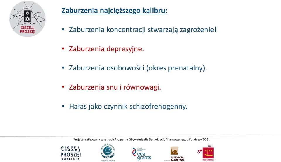 Zaburzenia depresyjne.