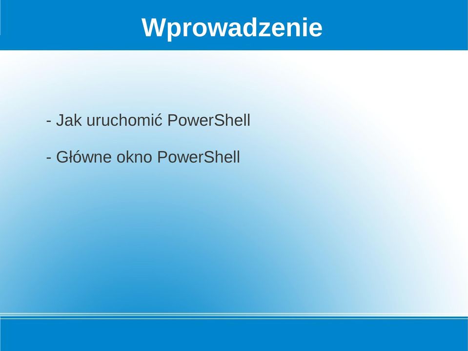 PowerShell -