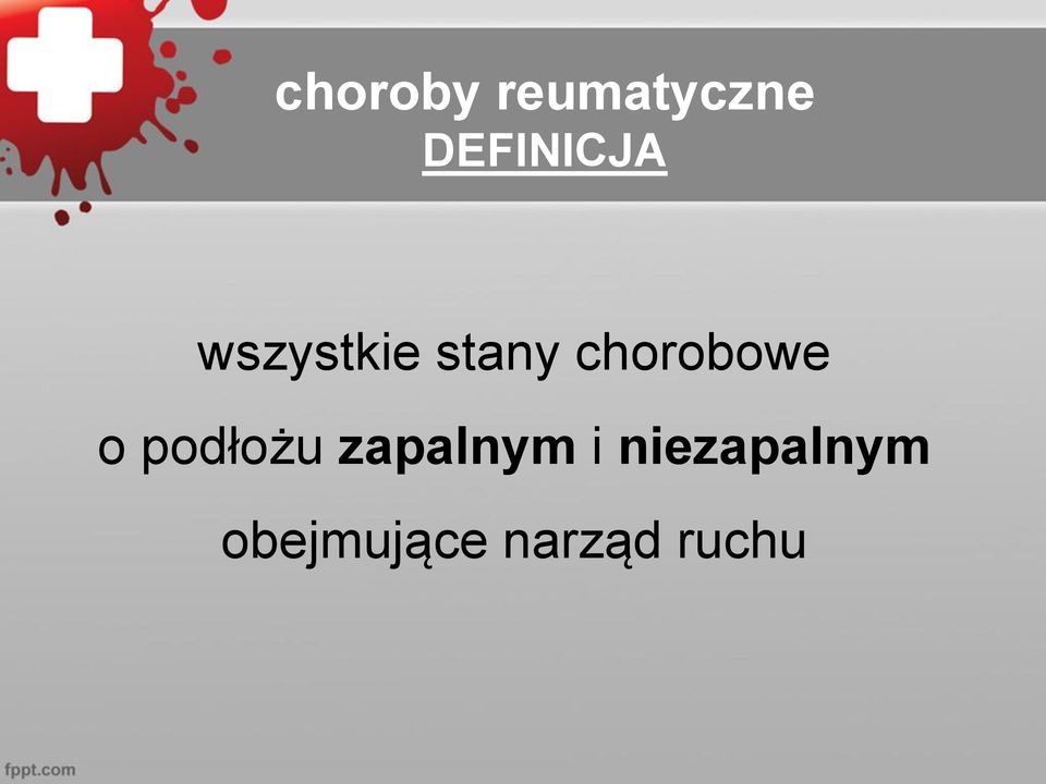 chorobowe o podłożu