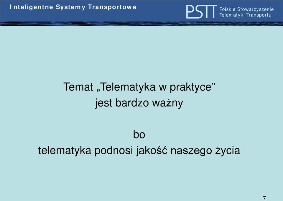 ważny bo telematyka