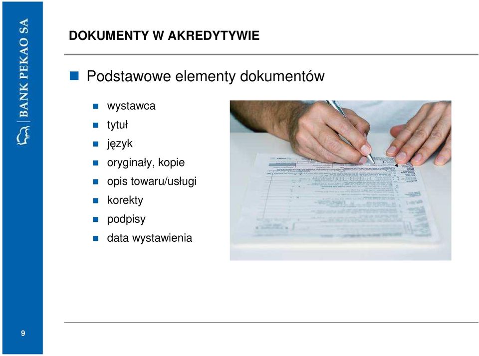 język oryginały, kopie opis