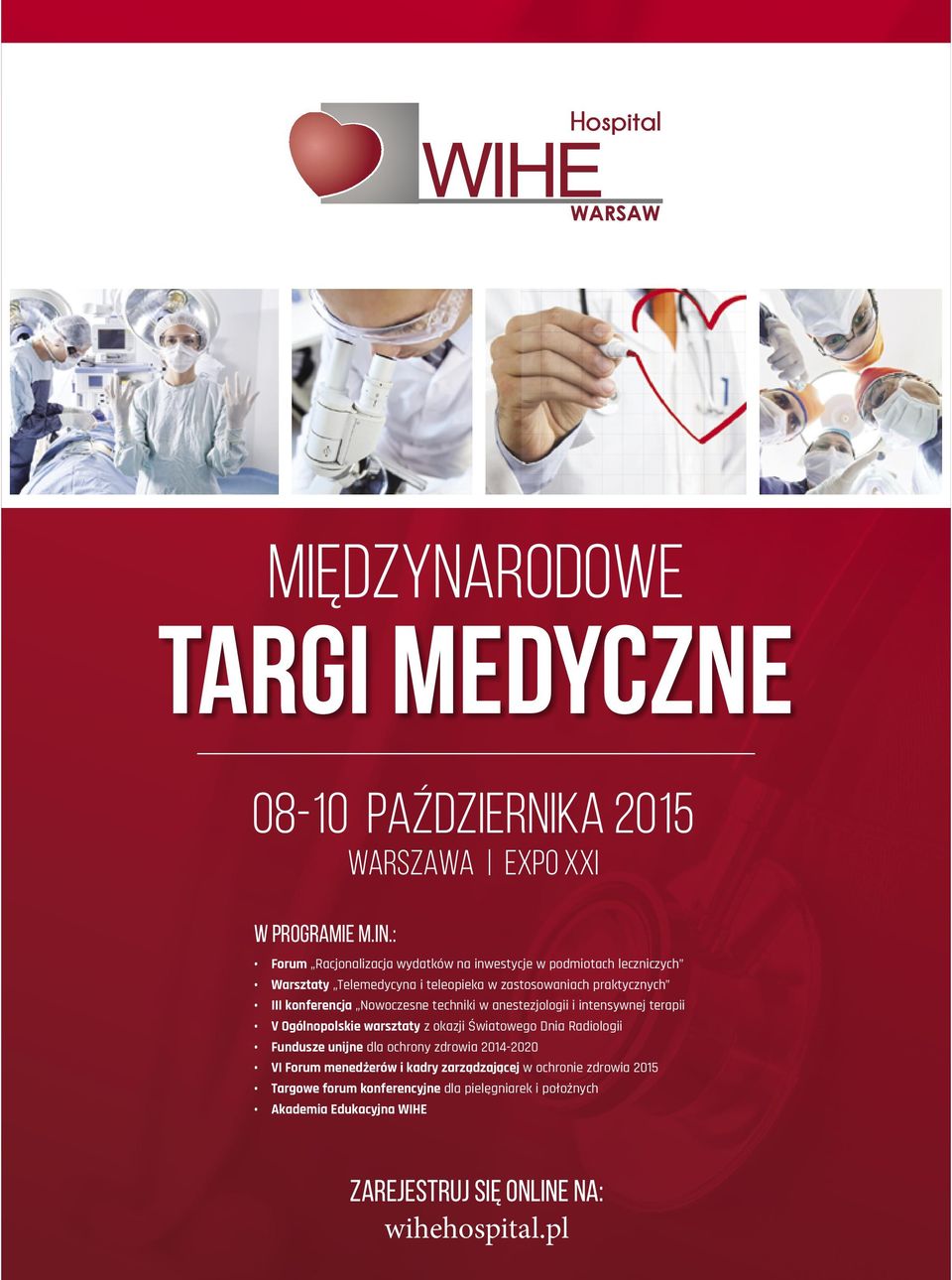 konferencja Nowoczesne techniki w anestezjologii i intensywnej terapii V Ogólnopolskie warsztaty z okazji Światowego Dnia Radiologii Fundusze unijne