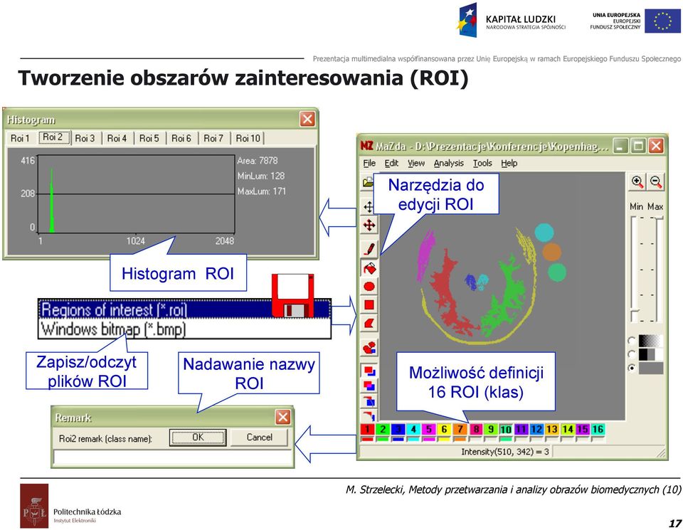 ROI Zapisz/odczyt plików ROI Nadawanie