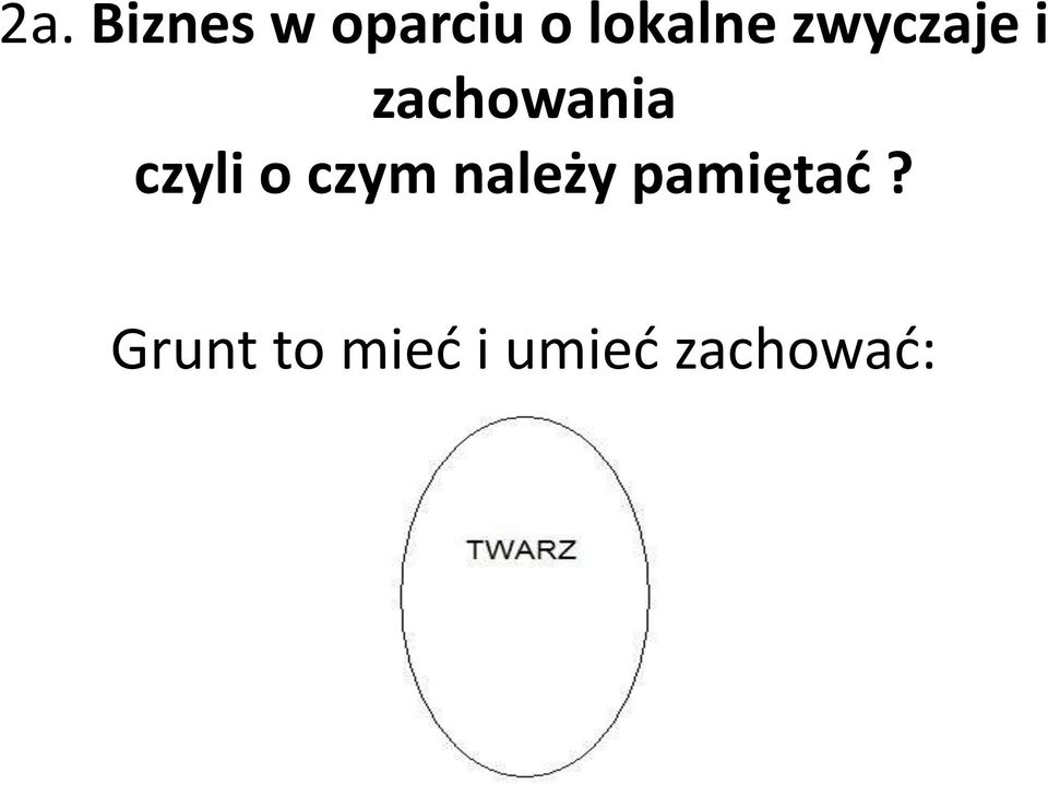 zachowania czyli o czym