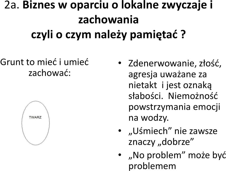 Grunt to mieć i umieć zachować: Zdenerwowanie, złość, agresja uważane za