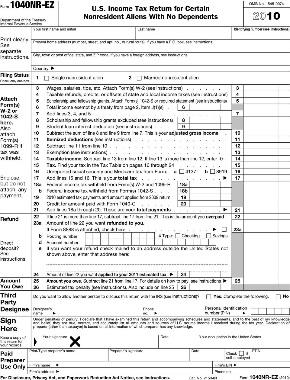 Attach Form(s) W-2 or 1042-S here. Also attach Form(s) 1099-R if tax was withheld. Enclose, but do not attach, any payment. Refund Direct deposit? See instructions.