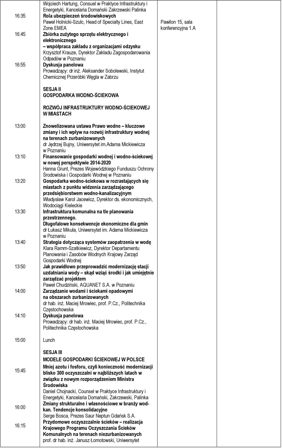 Dyrektor Zakładu Zagospodarowania Odpadów w Poznaniu Prowadzący: dr inż.