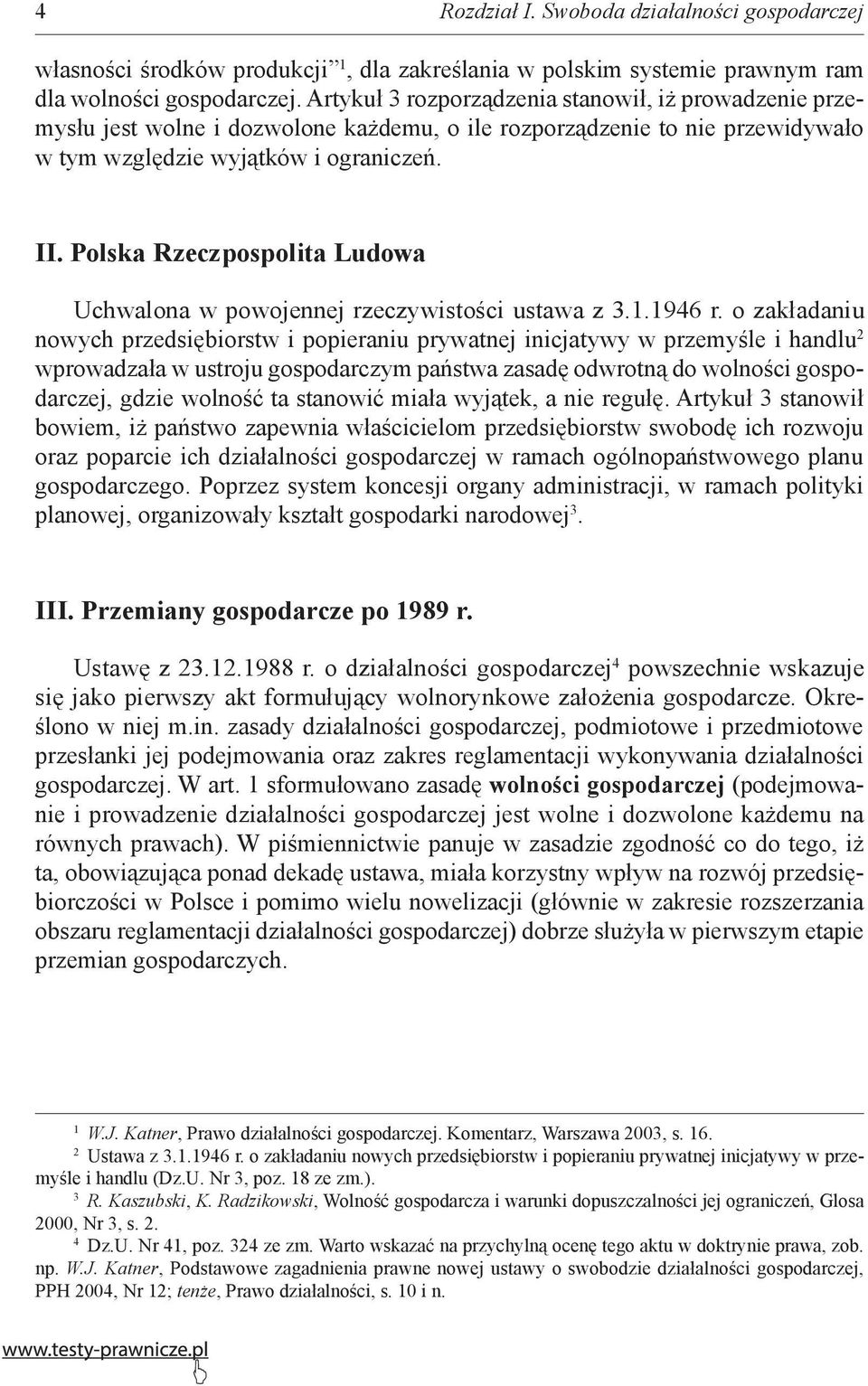 Polska Rzeczpospolita Ludowa Uchwalona w powojennej rzeczywistości ustawa z 3.1.1946 r.