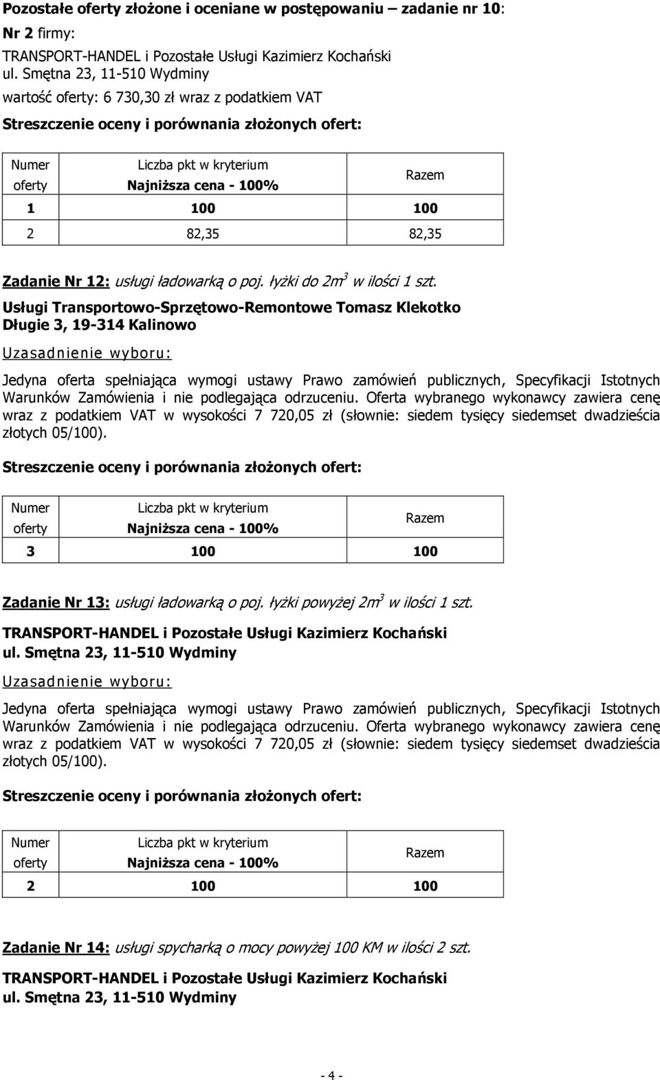 wraz z podatkiem VAT w wysokości 7 720,05 zł (słownie: siedem tysięcy siedemset dwadzieścia złotych 05/100).