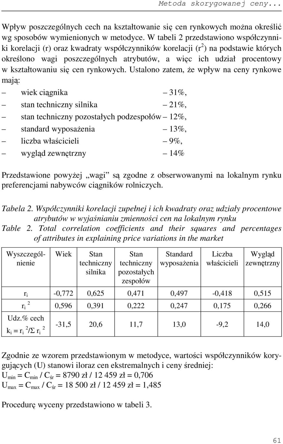 kształtowaniu się cen rynkowych.