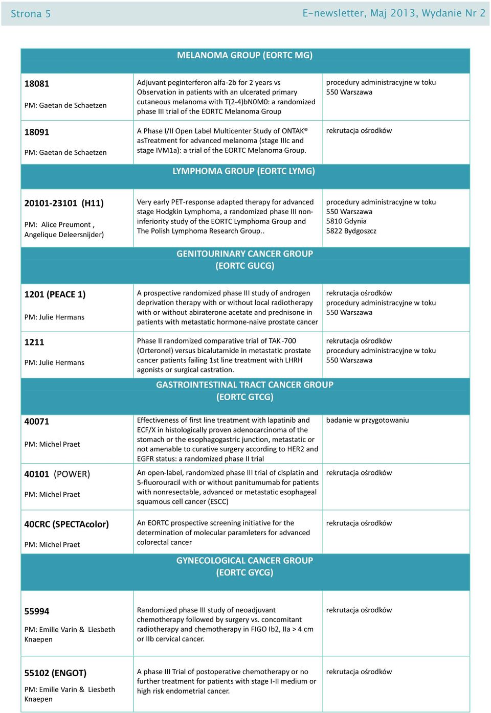 stage IVM1a): a trial of the EORTC Melanoma Group.