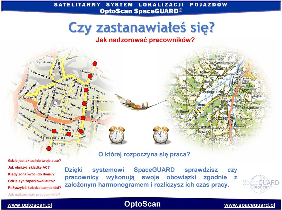 Pożyczyłeś koledze samochód? Jak nadzorować pracowników? O której rozpoczyna się praca?