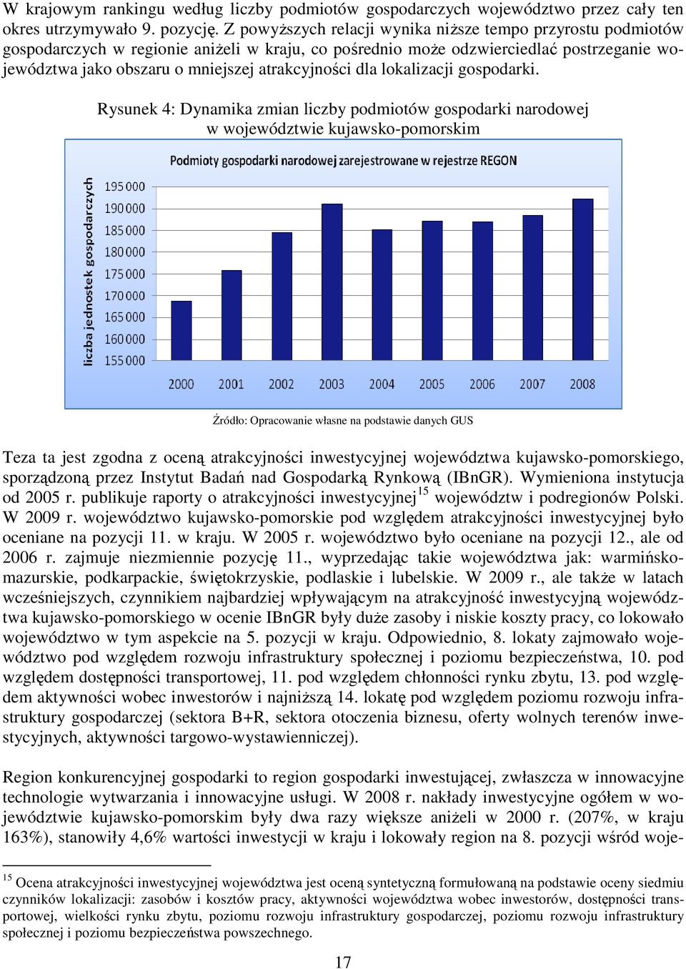 dla lokalizacji gospodarki.