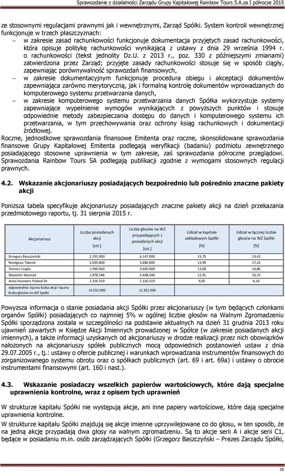 z ustawy z dnia 29 września 1994 r. o rachunkowości (tekst jednolity Dz.U. z 2013 r., poz.