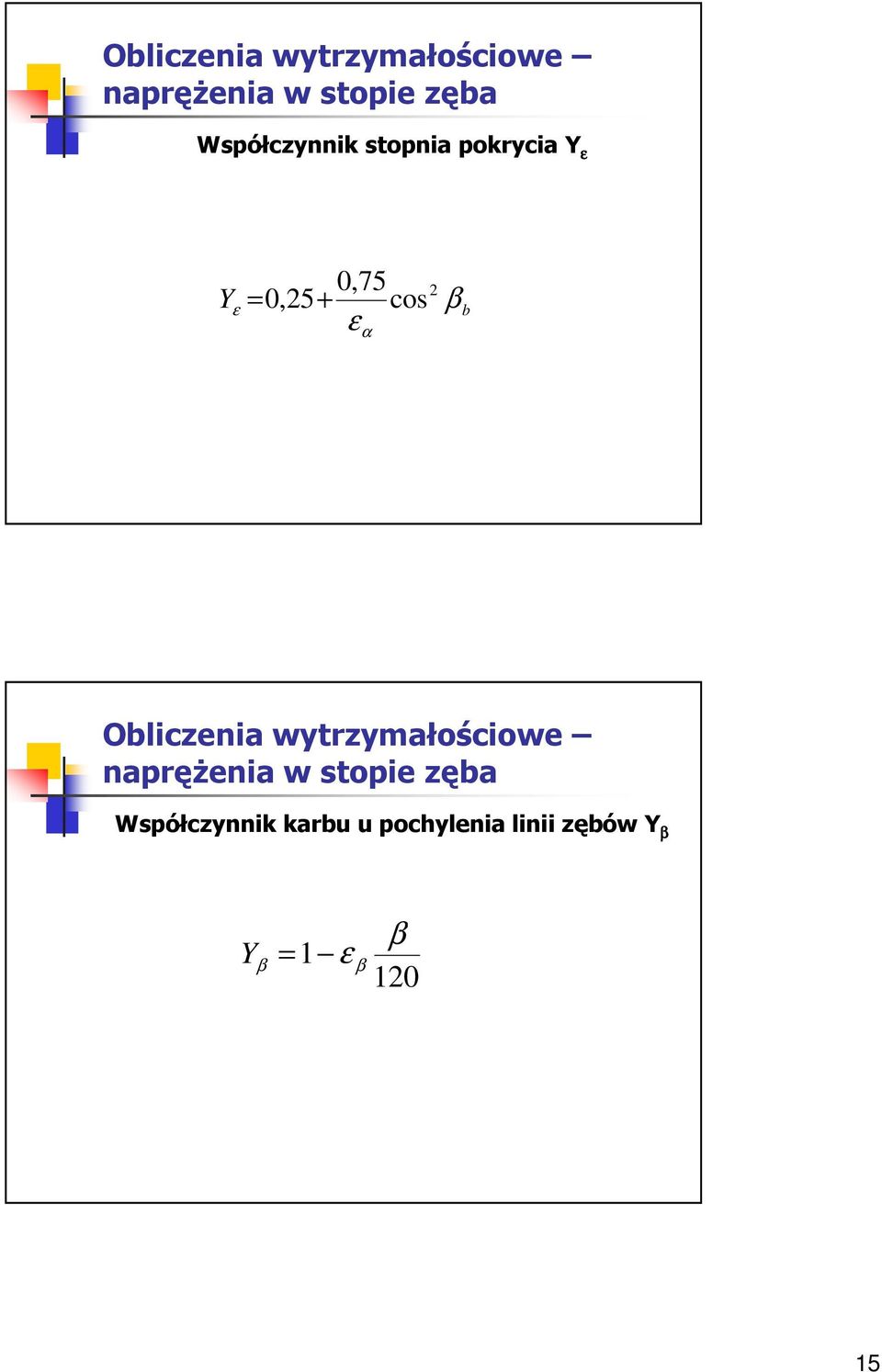 α karbu u pochylenia