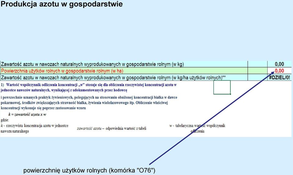 powierzchnię