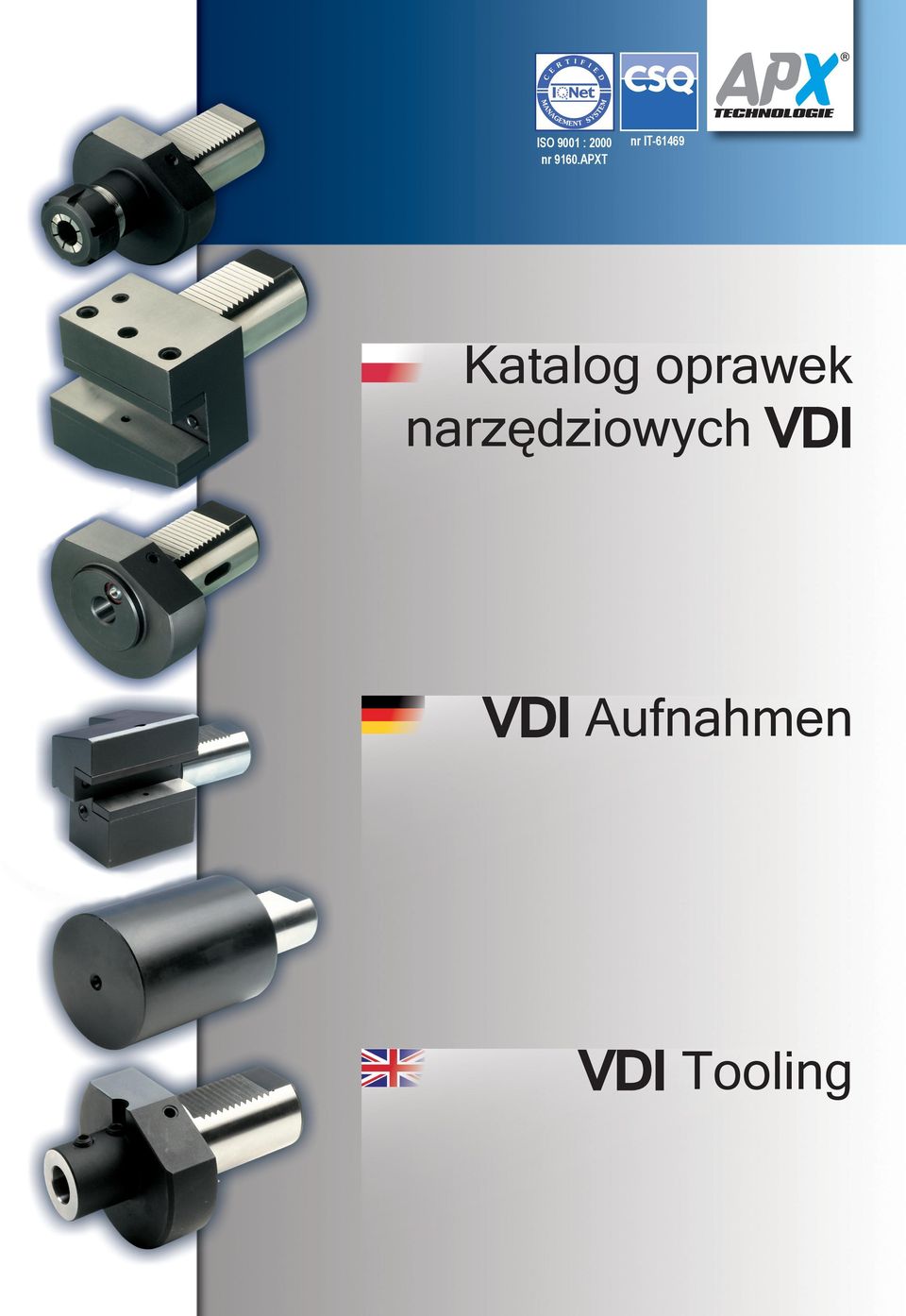 oprawek narzędziowych VDI