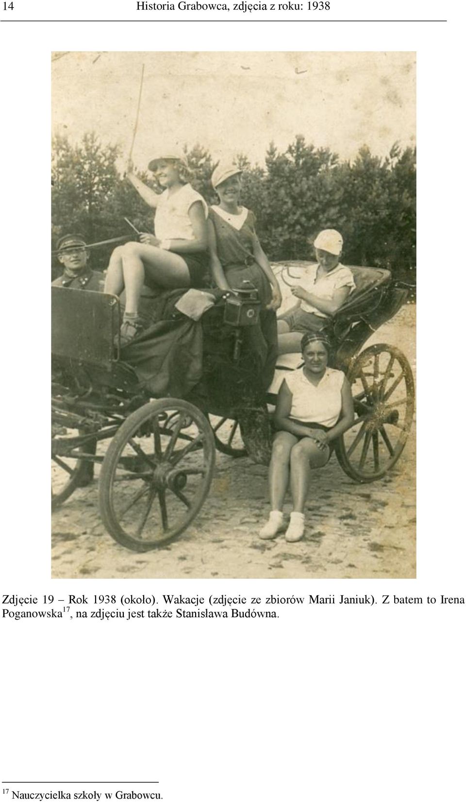 Wakacje (zdjęcie ze zbiorów Marii Janiuk).